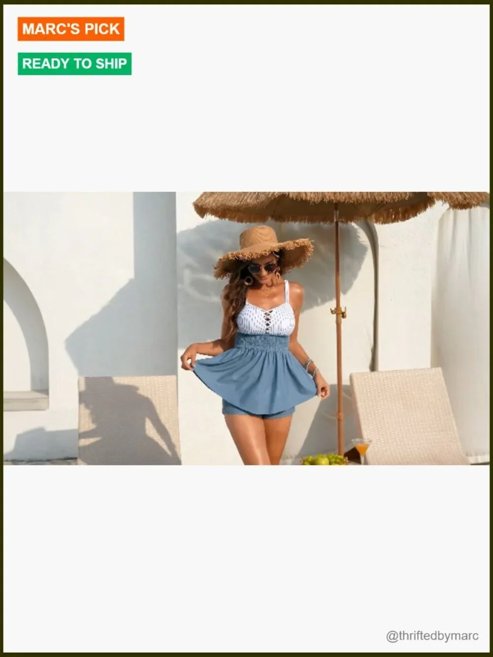Tankini Swimsuit Set Crisscross Cutout Ruched Waist Two Piece Bathing Suit